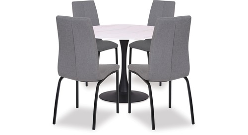 Marielia Dining Table & Asama Chairs x 4 Marielia Dining Table & Asama Chairs x 4